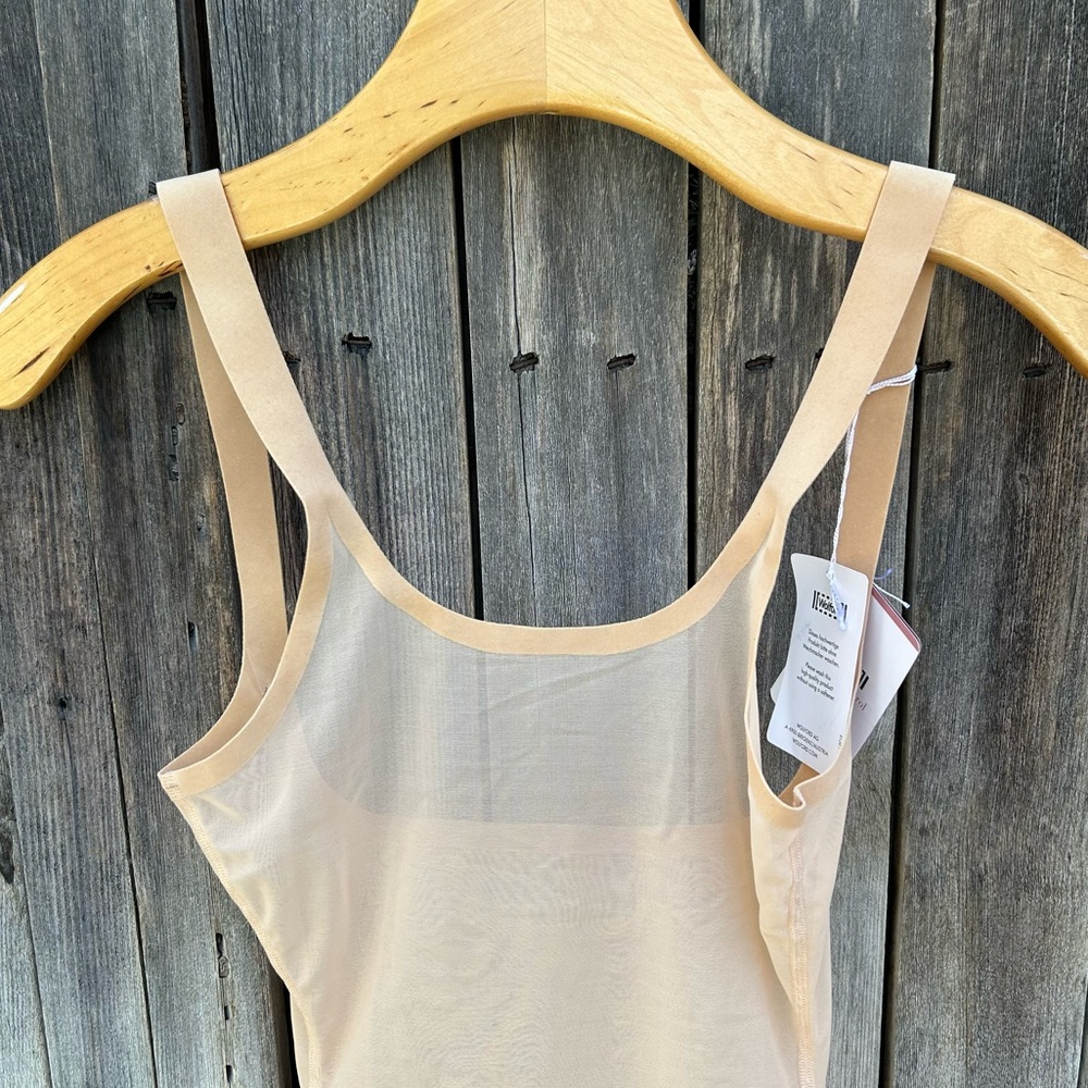 NWT Wolford Tulle Forming Body Suit Clay 4 - Picture 12 of 16